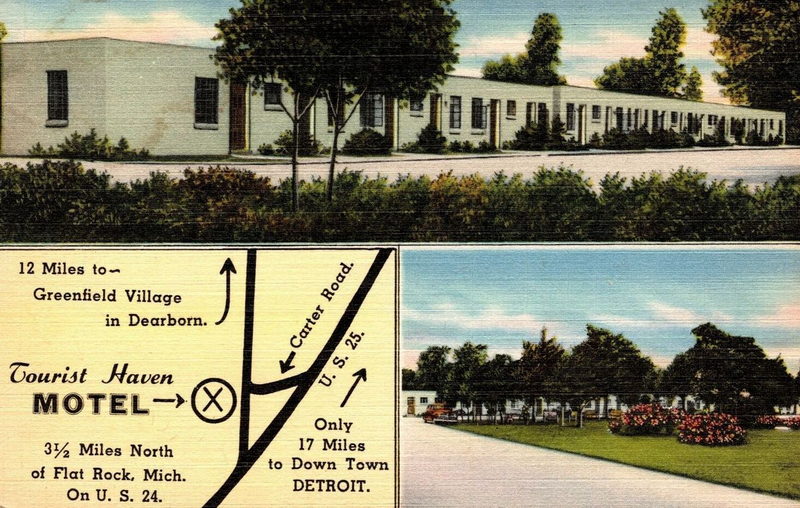 Biltmore Motel (Tourist Haven Motel) - Postcard